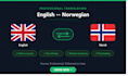 translate medical, health related content between norsk and english language
