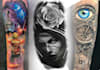make realistic sleeve tattoo design