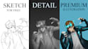 draw,sketch and illustrate anything you ask