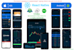 develop mobile apps android apps and ios apps using react native and flutter