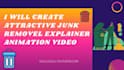 create amazing junk removal explainer animation video