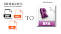 convert step or iges or stl file to revit family