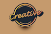 design creative circular badge logo stamp  sticker