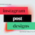 design premium quality instagram post