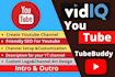 create professional youtube channel setup and optimize