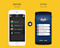 reskin app and redesign your android app