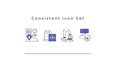 design custom line art icons for your dashboard and saas