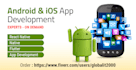 develop android and ios app using native or react native