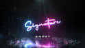 create custom signature logo reveal animation