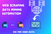 do fast web scraping or data mining from any website