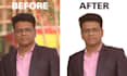 do headshot model images background removal and retouching