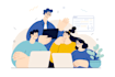 create unique flat vector illustrations for your project