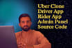 develop uber clone android and ios app