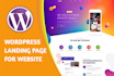 design wordpress landing page design or elementor landing page