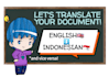 translate english to indonesian and indonesian to english