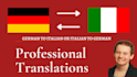 translate german to italian
