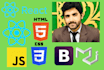develop or modify frontend of your web app in reactjs