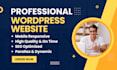 design and develop professional wordpress website