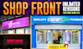 create eye catching shop front storefront window graphics vinyl stickers
