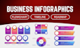 design flowchart timeline roadmap process business infographic