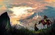 digitally paint any landscape