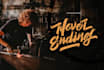 design modern brush lettering logo for you