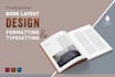 do book layout design book formatting  and typesetting