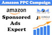 setup and manage amazon ppc campaign sponsored ads
