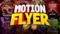design animated motion flyer for dj, party, event or club