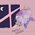 create an aesthetic loop animation for twitch lofi music