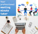 take meeting minutes from your recorded meeting