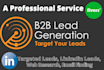 do targeted b2b lead generation from linkedin and any social media