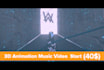 create 3d animation music video