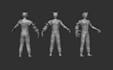 sculpt 3d character or asset model for sculpting and gaming