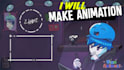 make custom 2d anime animation