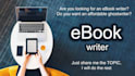 write your non fiction ebook as a ghostwriter