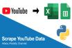 web scrape youtube data with python
