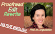 proofread, edit, rewrite, article, website content, blog