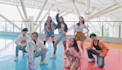 dancing with group using music as you like in 4k