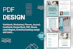 design PDF workbook, worksheet, lead magnet and ebook
