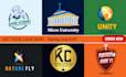 create your custom modern business logo design
