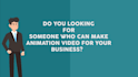 make 2d animation explainer video or sale videos