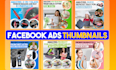 design youtube, facebook ads thumbnails for dropshipping