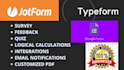 design online form, quiz, survey, using jotform, typeform,  google forms
