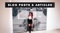 write or edit articles and blog posts about art