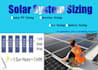 help you with your solar system sizing