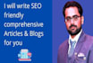 write,rewrite articles blog post for website content writing