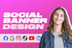 create engaging social media banner designs