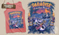create custom detailed graphic illustration for t shirt and apparel