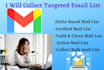 provide you verify and clean targeted email list